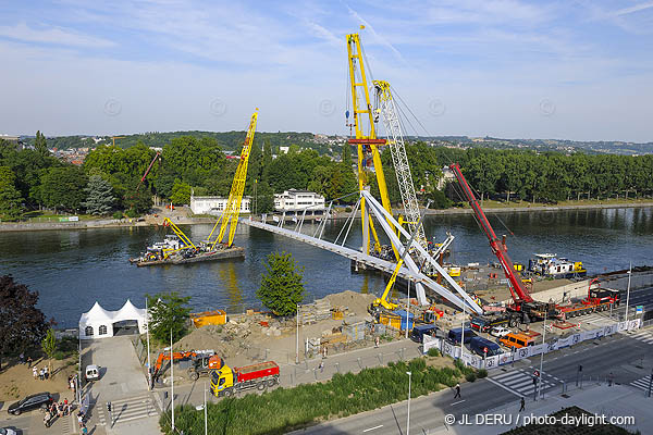 Liège - passerelle sur la Meuse